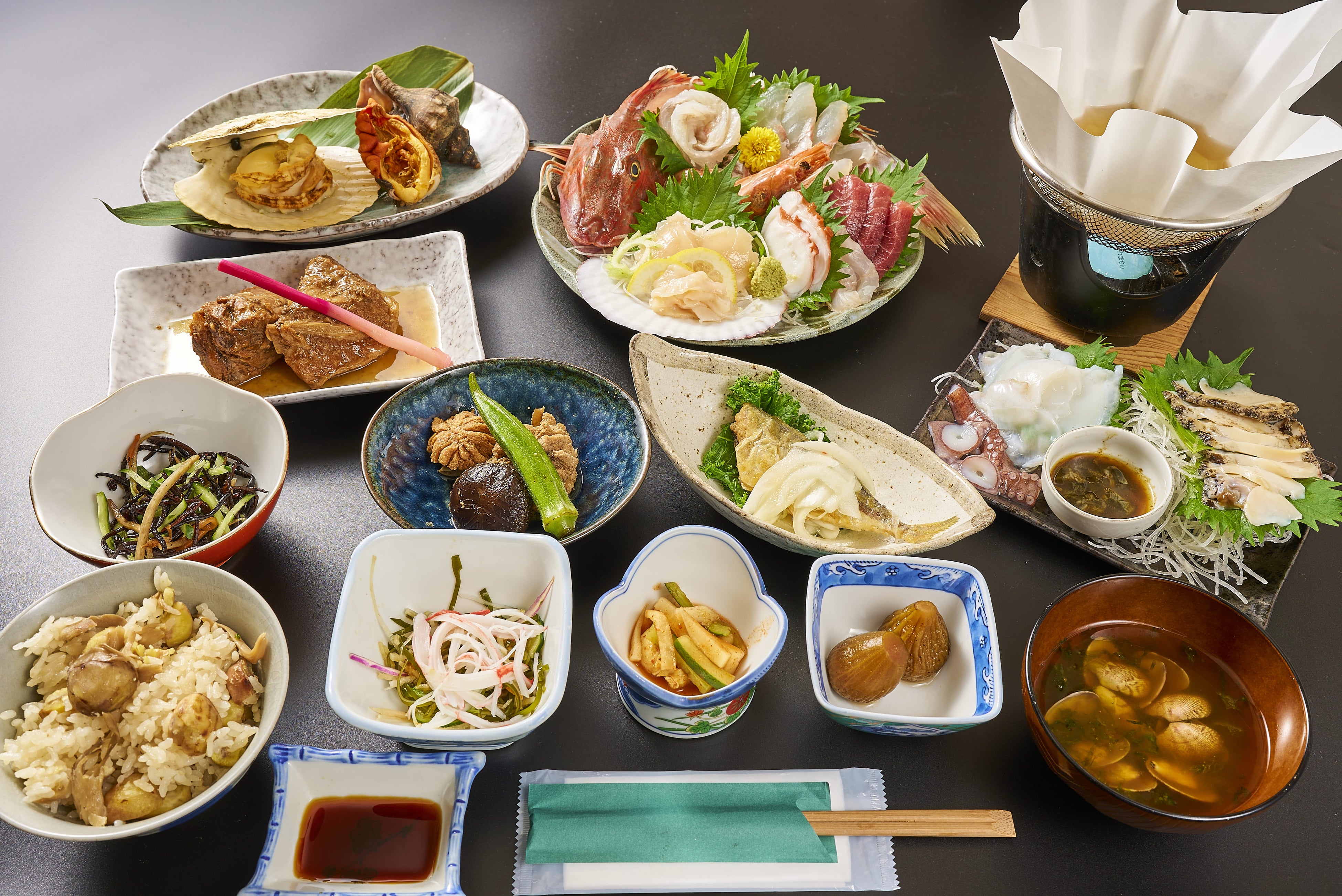 津の宮荘　アワビのしゃぶしゃぶプラン