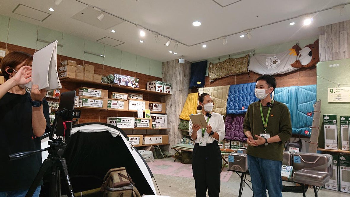 8月12日「LOGOS SHOP ららぽーと名古屋みなとアクルス店」収録風景」