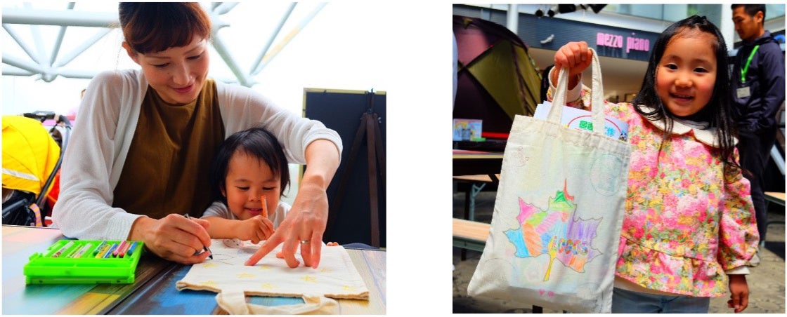 オリジナルトートバッグ作り　※画像はイメージです