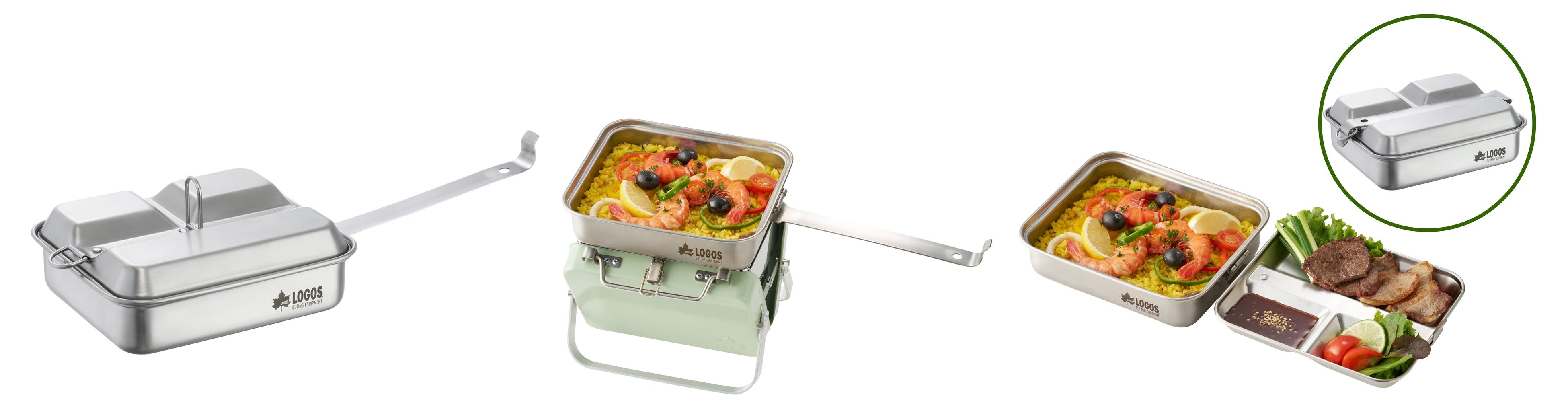 ロゴス メスキット ミニフライパンセット ロゴス ガチャガチャ