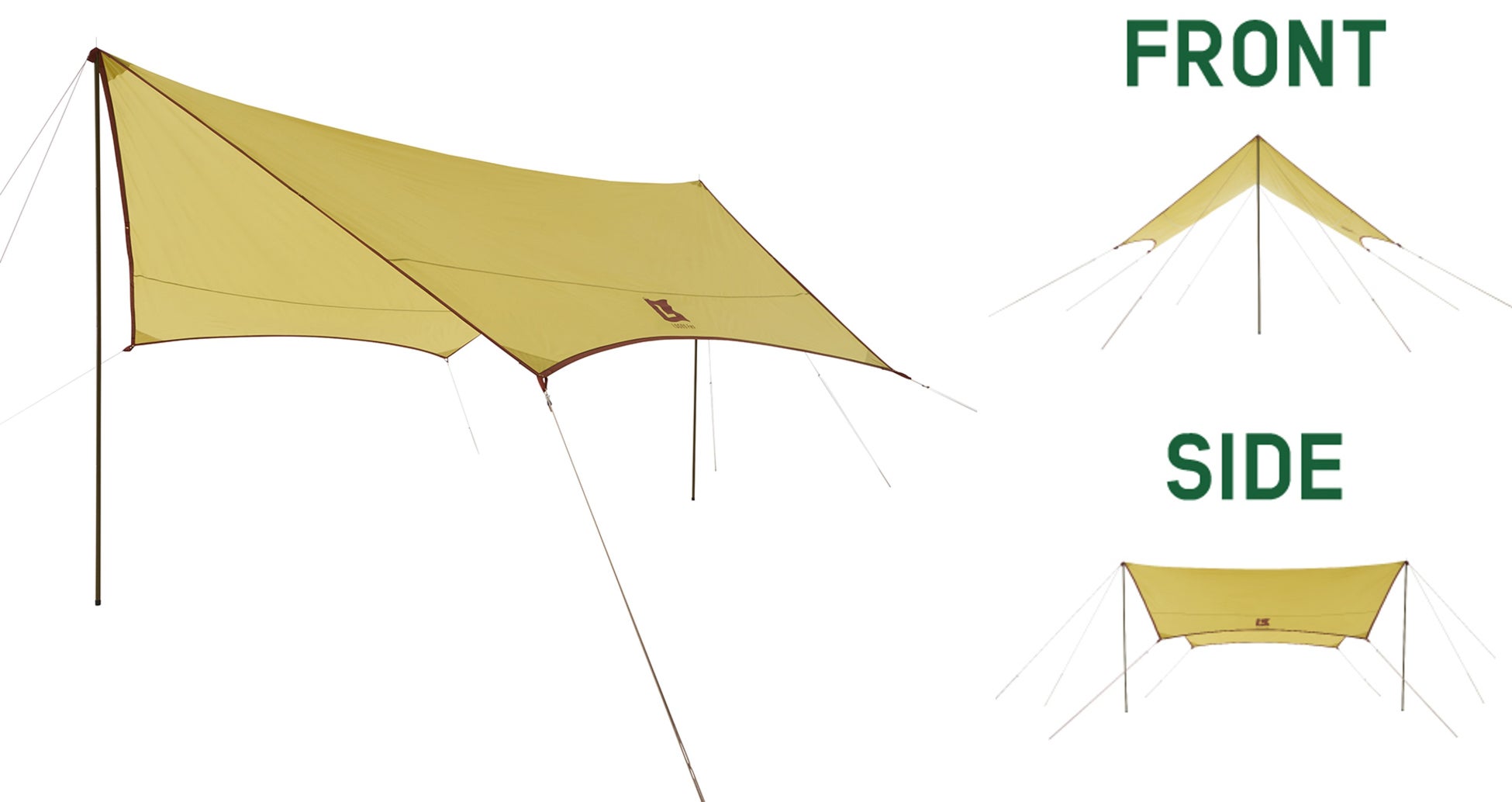 LOGOS Fesシリーズからヘキサ型タープが登場