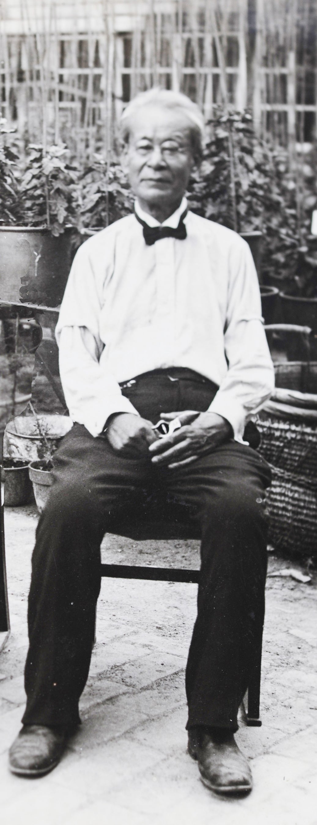 牧野博士の写真：個人蔵