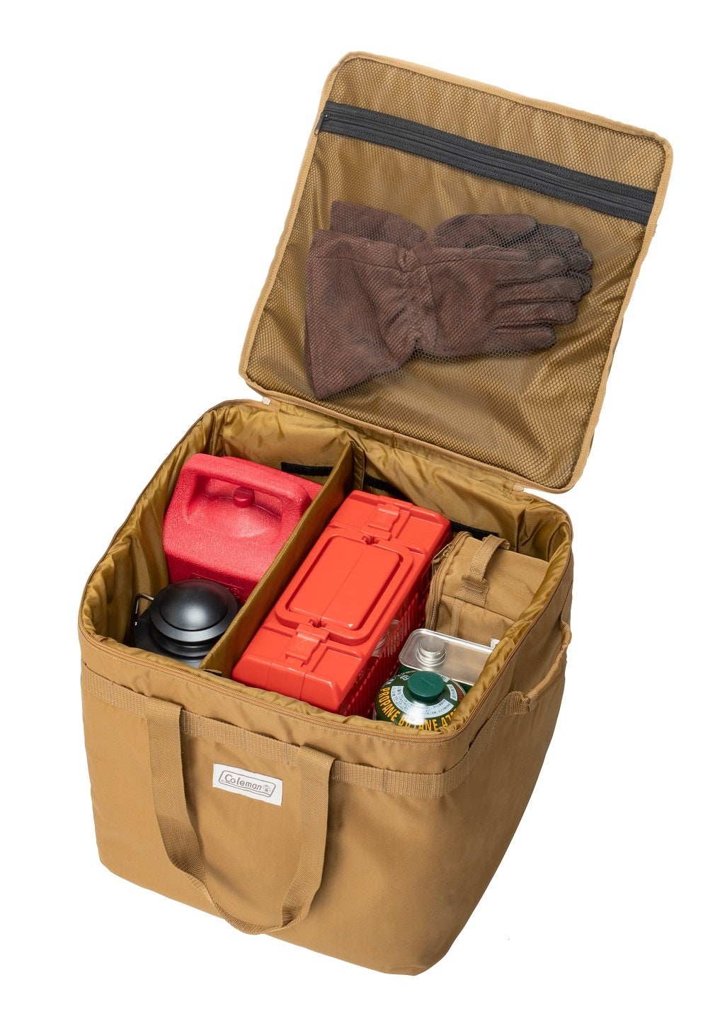 内容物に合わせて調整できる取り外し可能な仕切りパッド