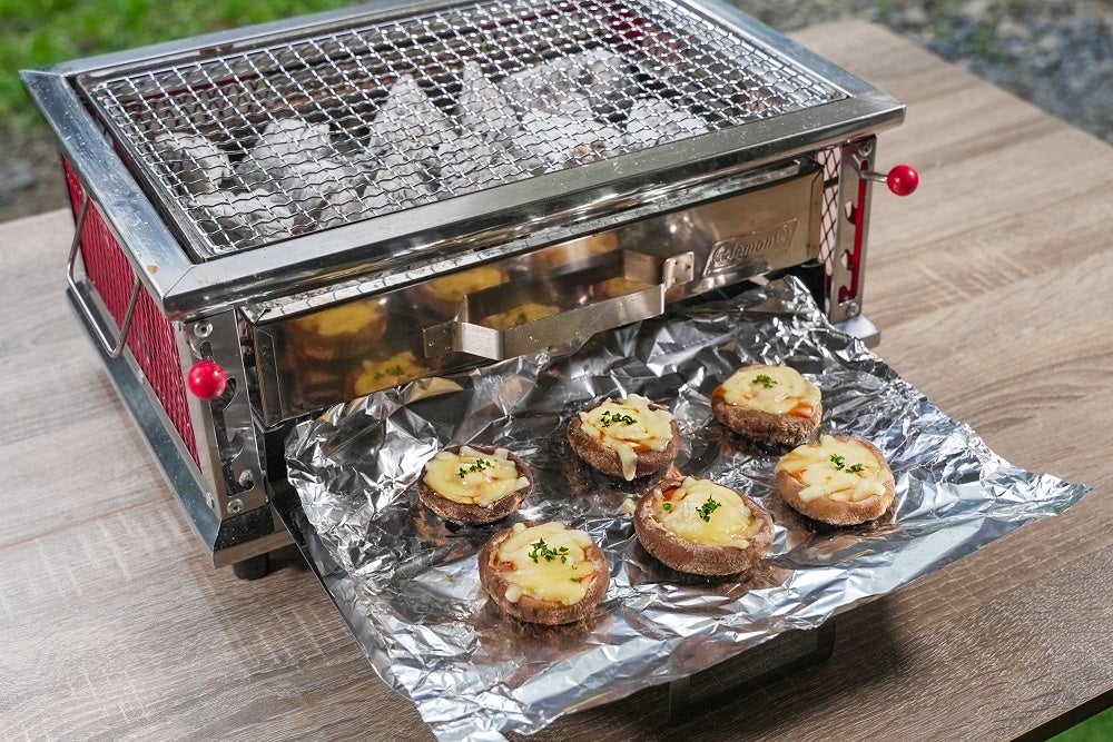 『しいたけの明太チーズ焼き』