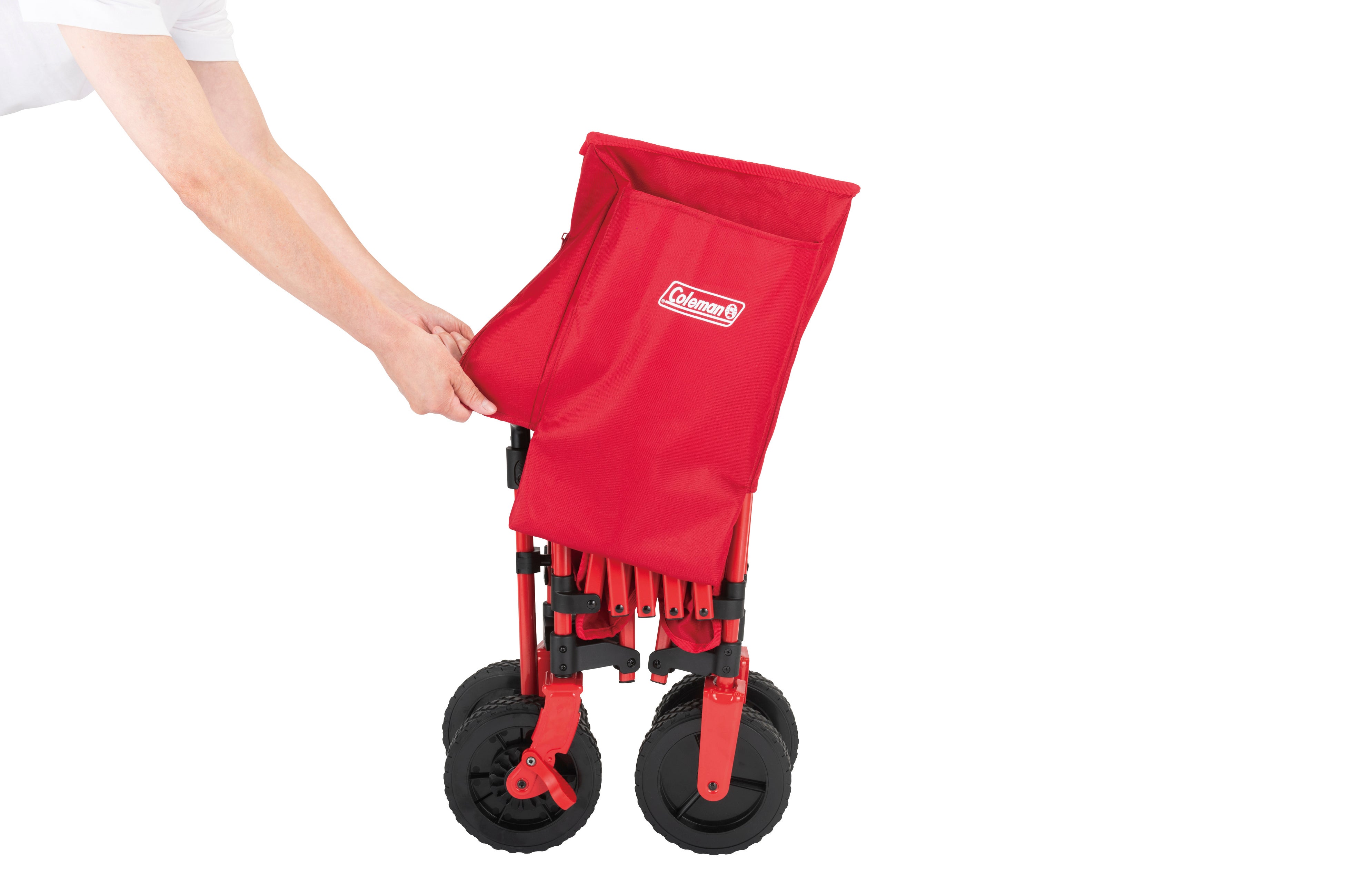 Coleman - 新品未使用⭐︎コールマン  アウトドアワゴン　RED アウトドアワゴン（レッド）の通販｜キャンプ用品のコールマン
