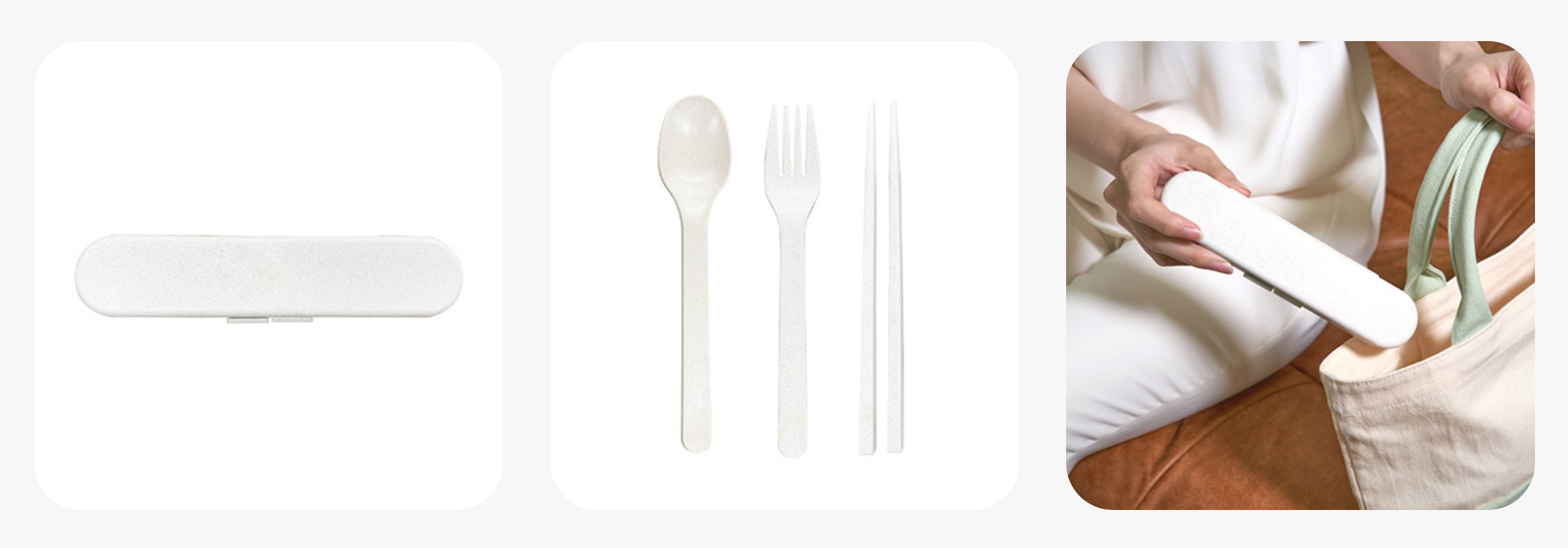 もみ殻特有の風合いがおしゃれ　男女問わず使える大きさ　鞄に入れてもかさばらず持ち運びやすいサイズ