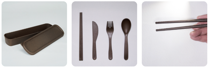 SUS Coffee PLA Cutlery Set 【希望小売価格】1,320円（税込）