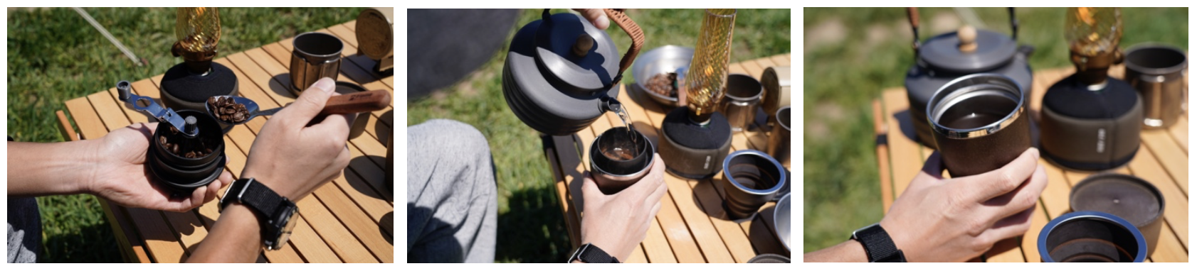 これ1本で挽く・淹れる・飲むことができる