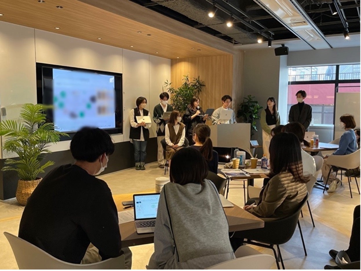 チームごとの発表の様子