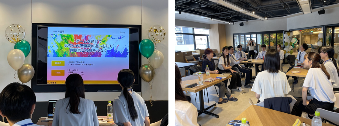 15名全員でitoを実施し、互いの価値観を知る