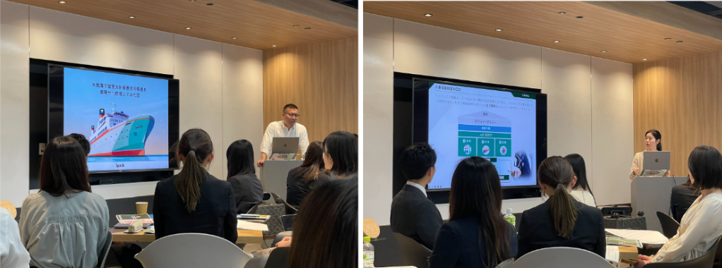経営方針発表会の様子