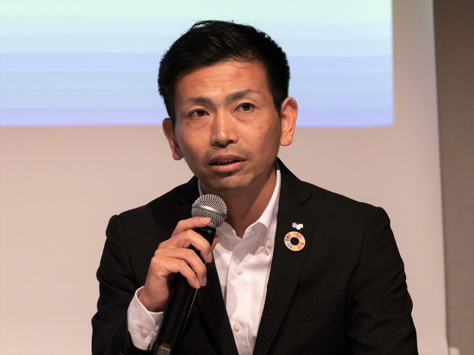 パネルディスカッションに登壇した佐川急便株式会社　東京本社　事業開発部 事業開発担当部長佐藤諒平様