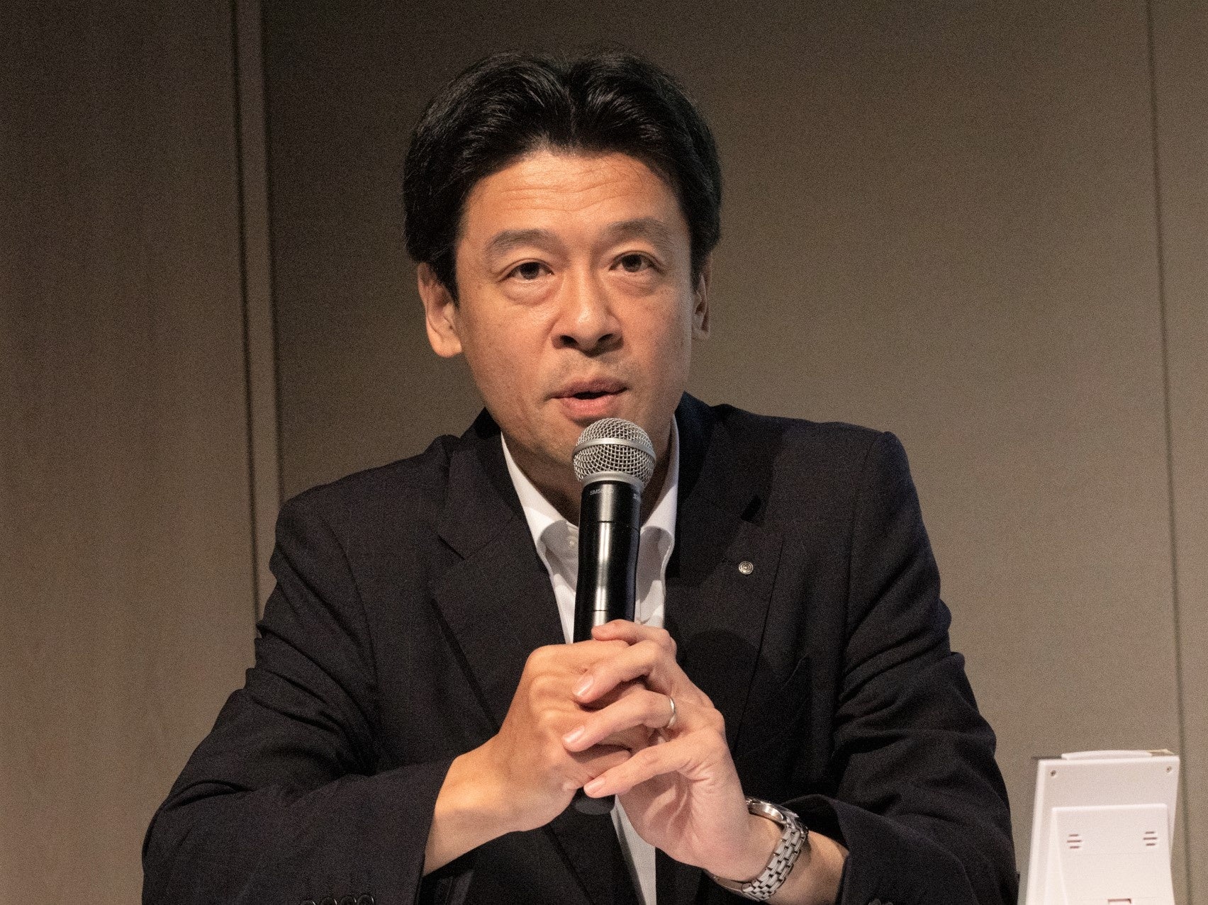 パネルディスカッションモデレーターのセイノーＨＤ執行役員河合秀治