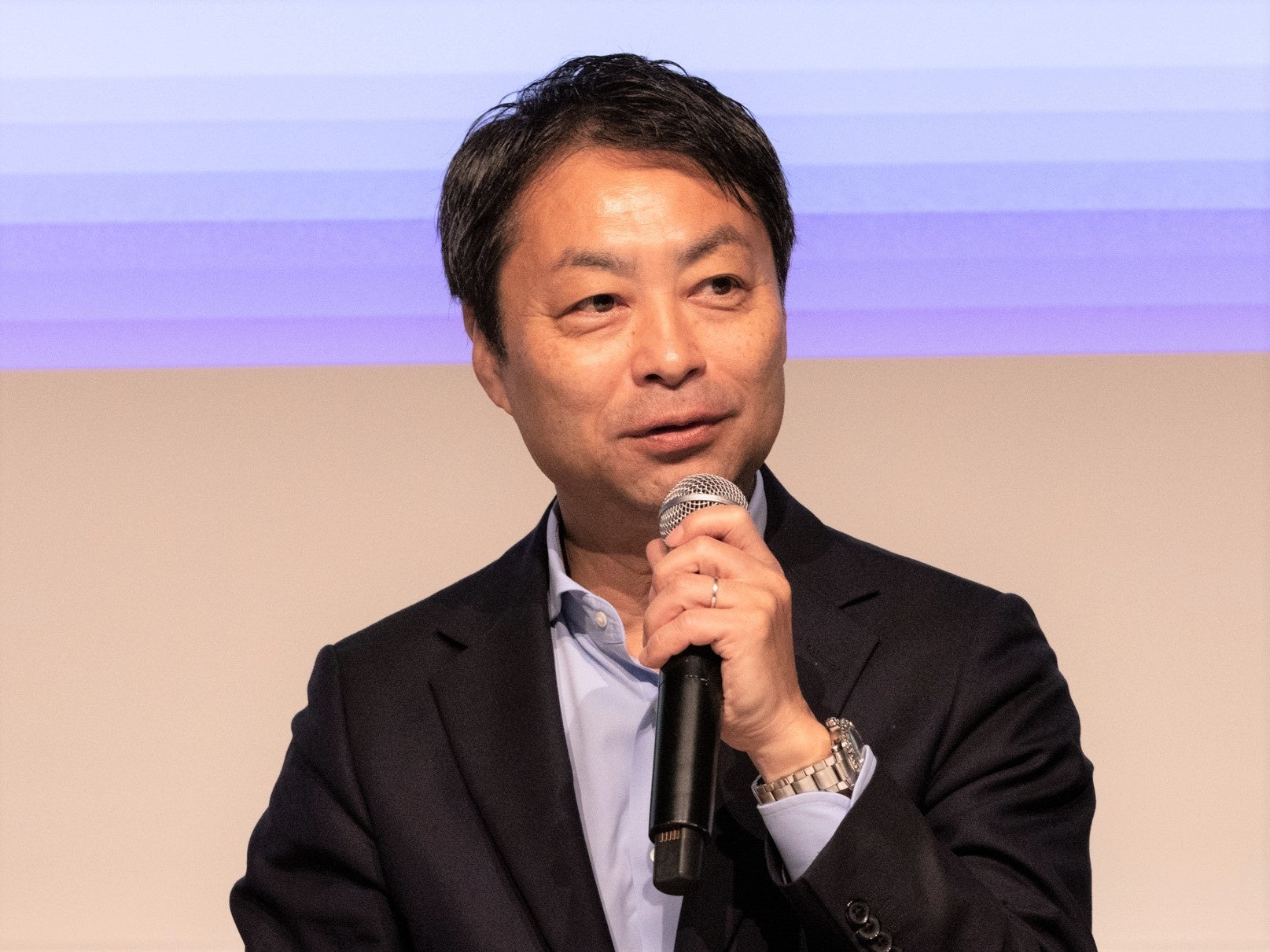 テーマ講演で登壇した国土交通省鶴田浩久自動車局長（物流・自動車担当）