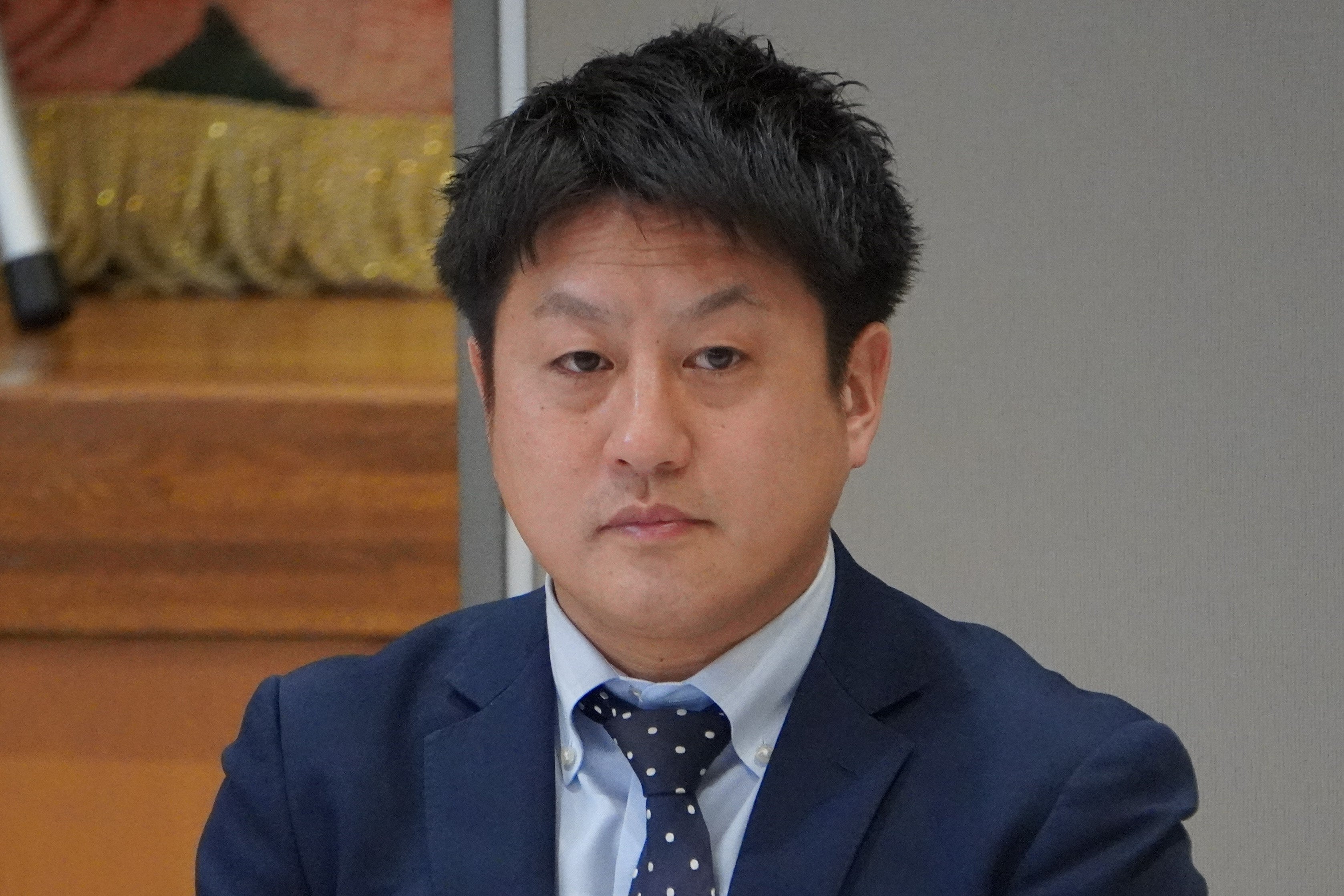 挨拶するＡＣＳＬ CMO　六門 直哉