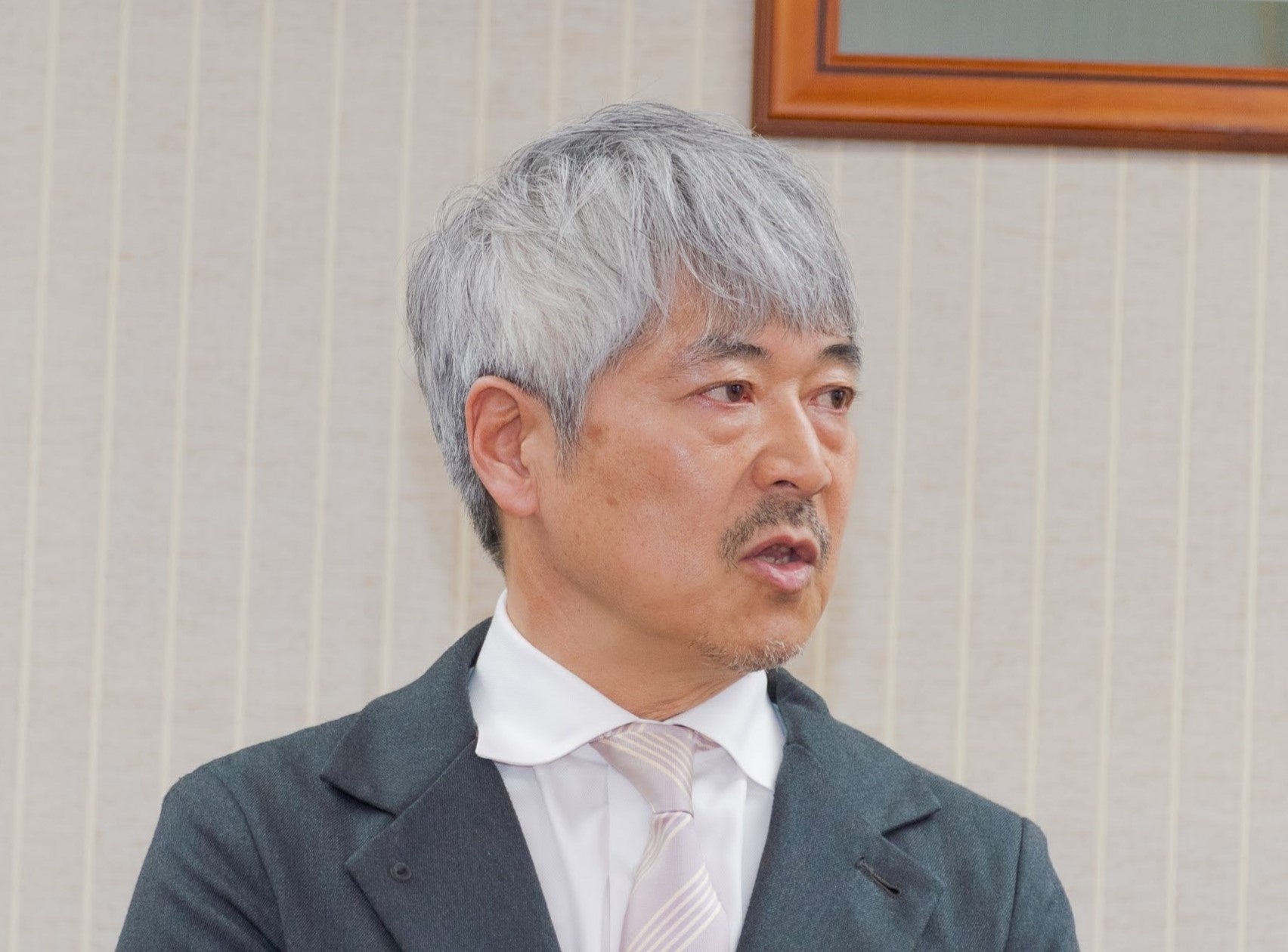 挨拶するエアロネクスト代表取締役CEO 田路 圭輔