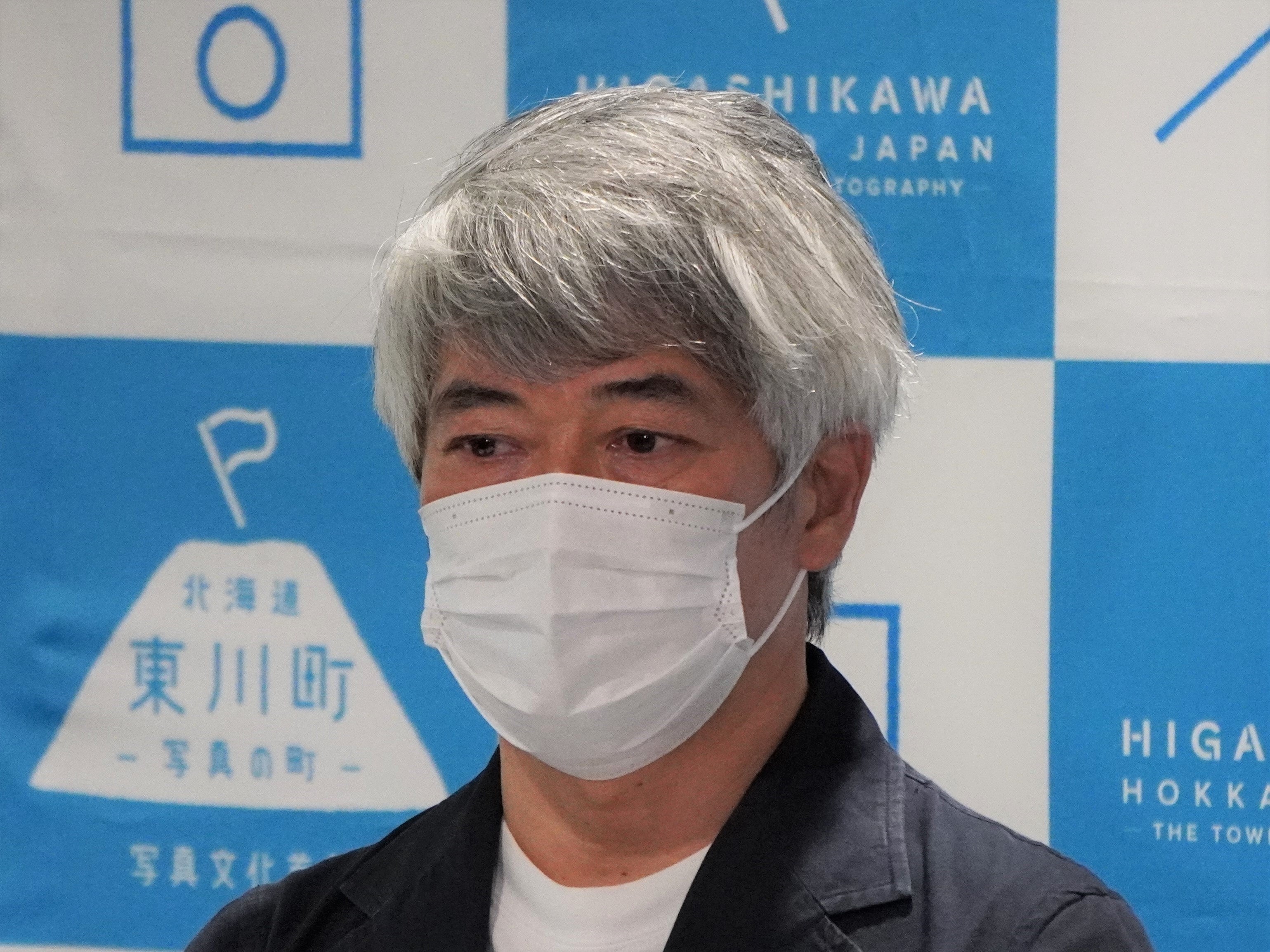 挨拶するエアロネクスト代表取締役CEO田路圭輔