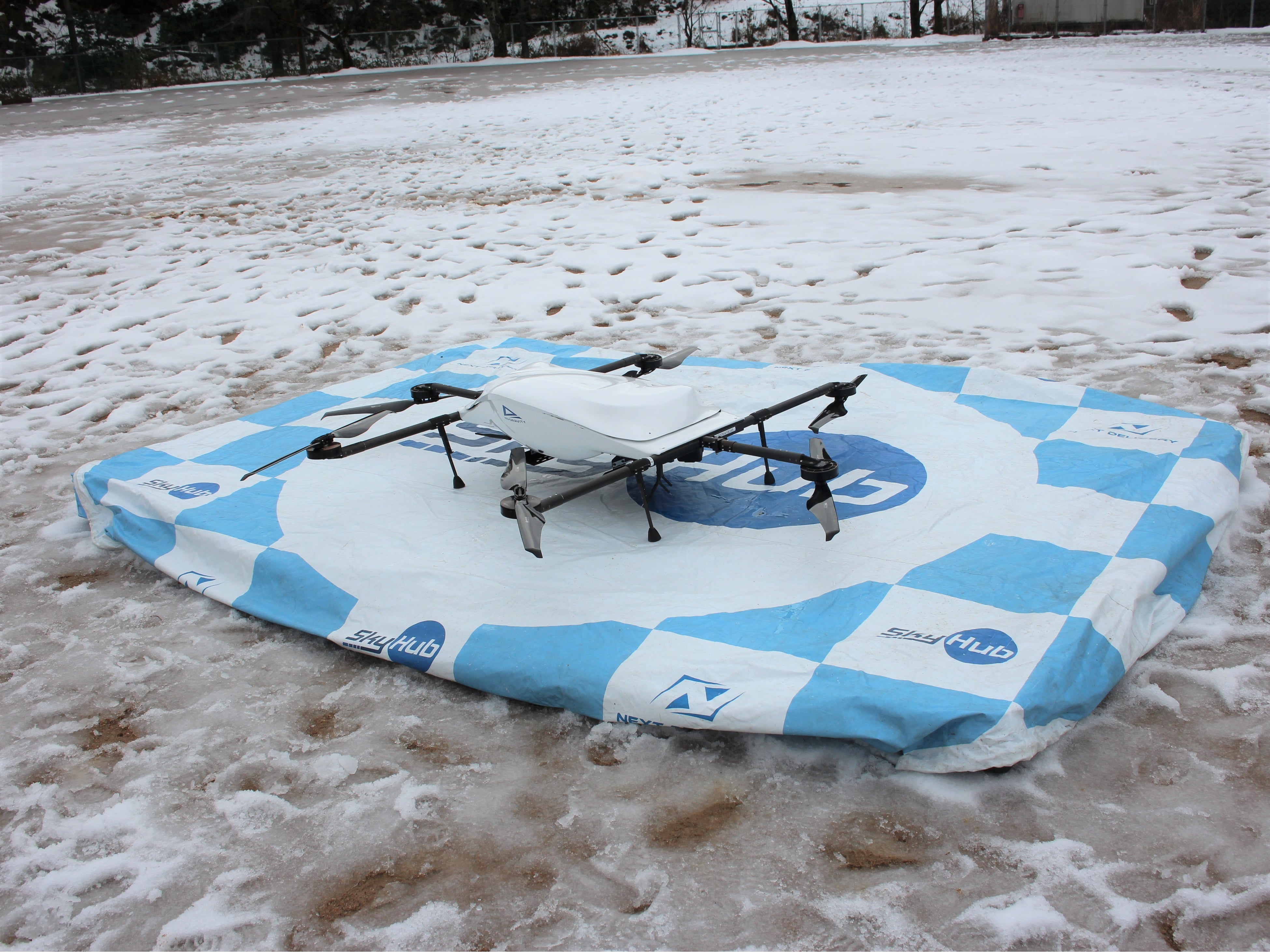 実証実験に使用された 日本発物流専用ドローン“AirTruck”