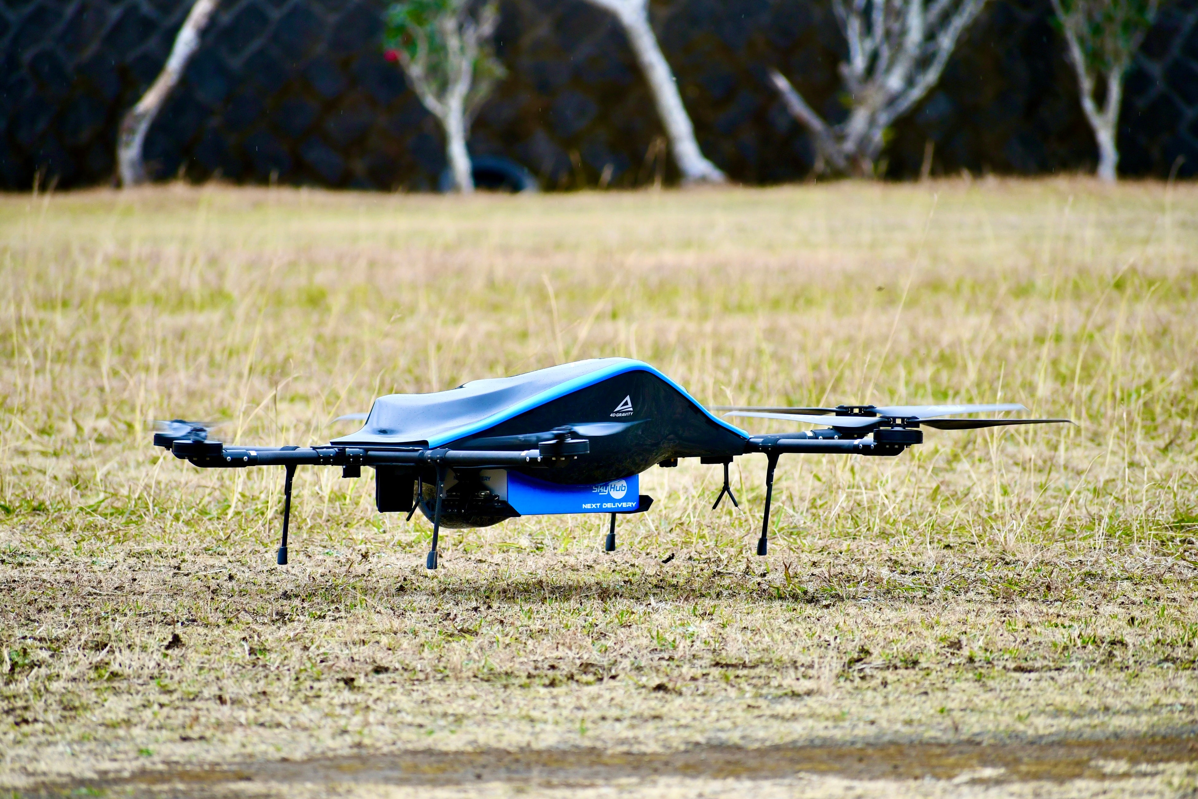 エアロネクストの物流専用ドローンAirTruck着陸