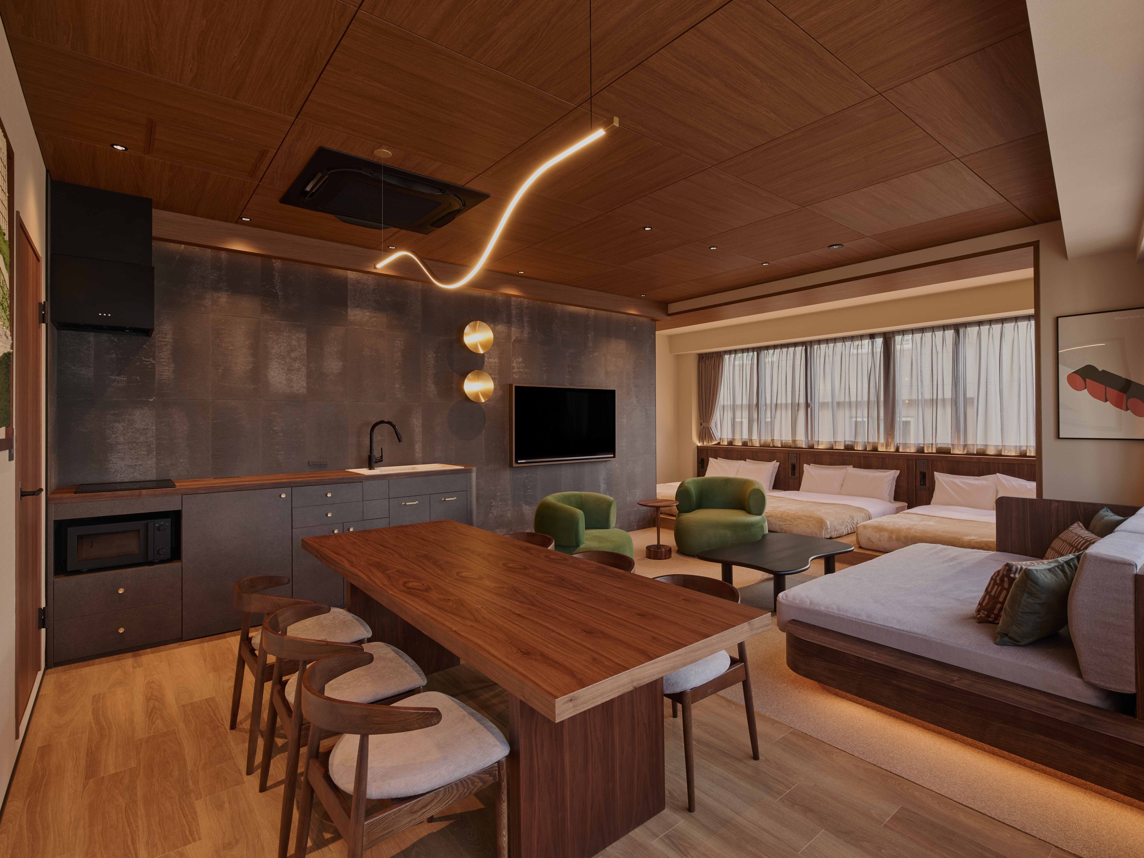 品川・羽田へのアクセス良好。五反田に全室8名定員のホテル「illi Aest Shinagawa-Gotanda」が2026年1月末開業