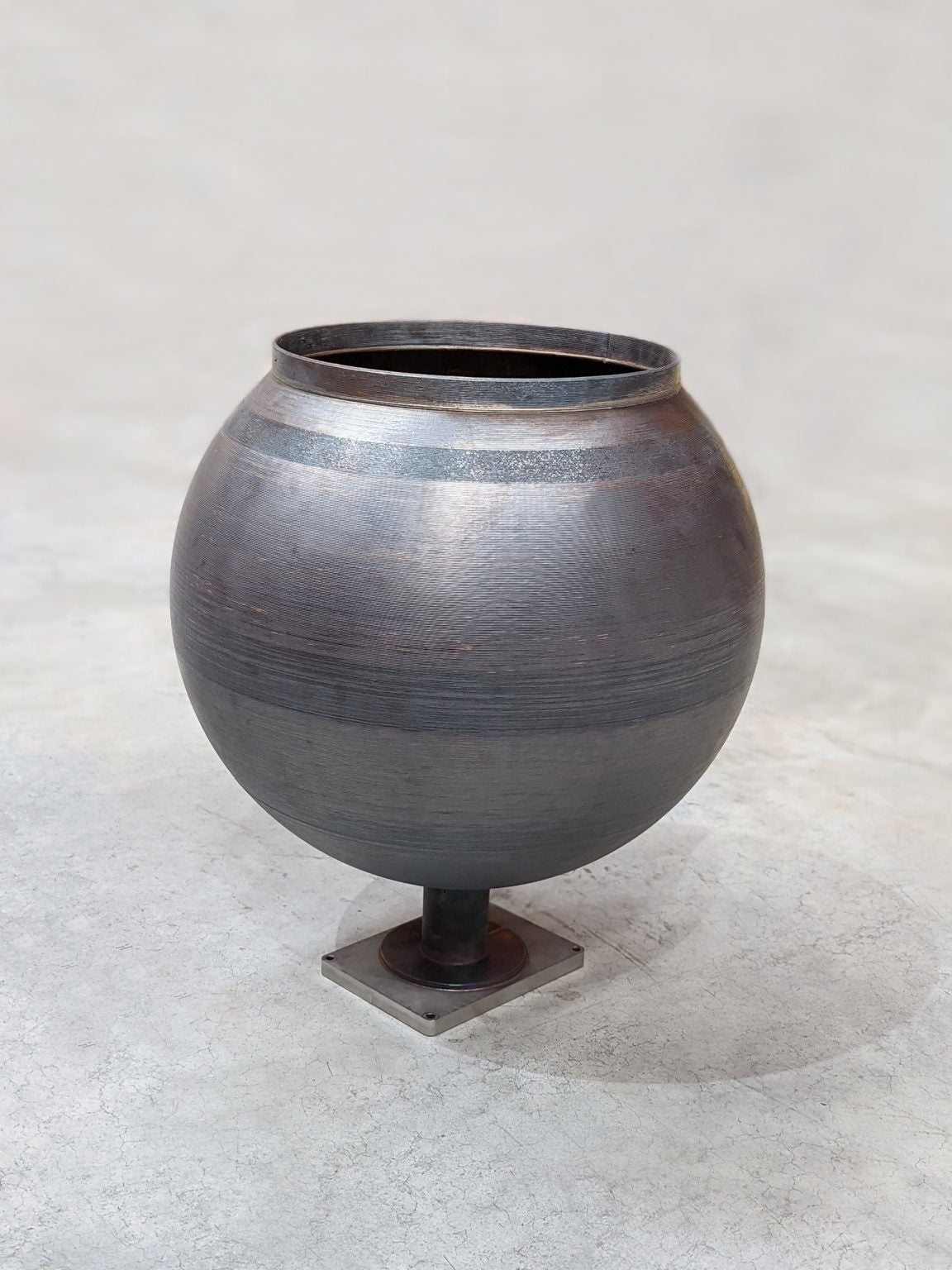 SS316L – Spherical Tank Meltio Engine Robot Size 500 Ø mm Weight 29,6 kg Print Time 81 h 20 min Print Cost € 433,07