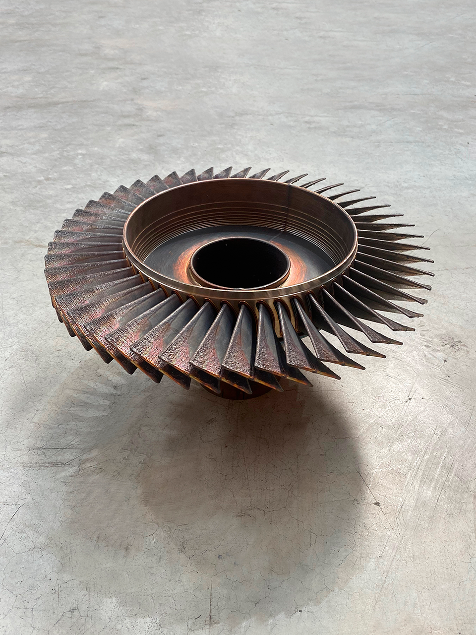 SS316L – Blisk Meltio Engine Robot Size 500 x 500 x 60mm Weight 9,15 kg Print Time 26 h 25 min Print Cost € 114,07