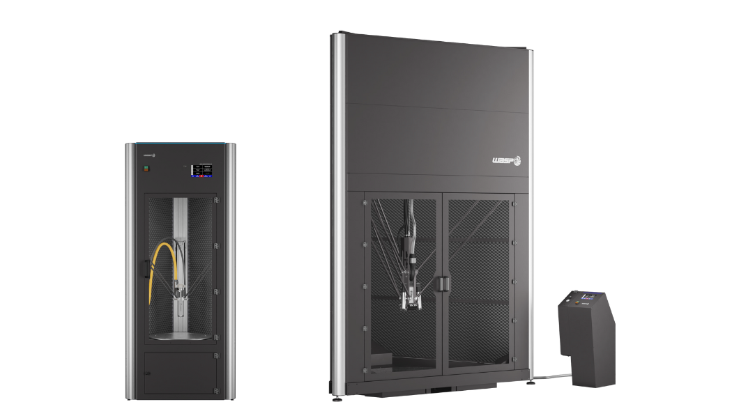 左）WASP 4070 HDP、右）WASP 3MT HDP