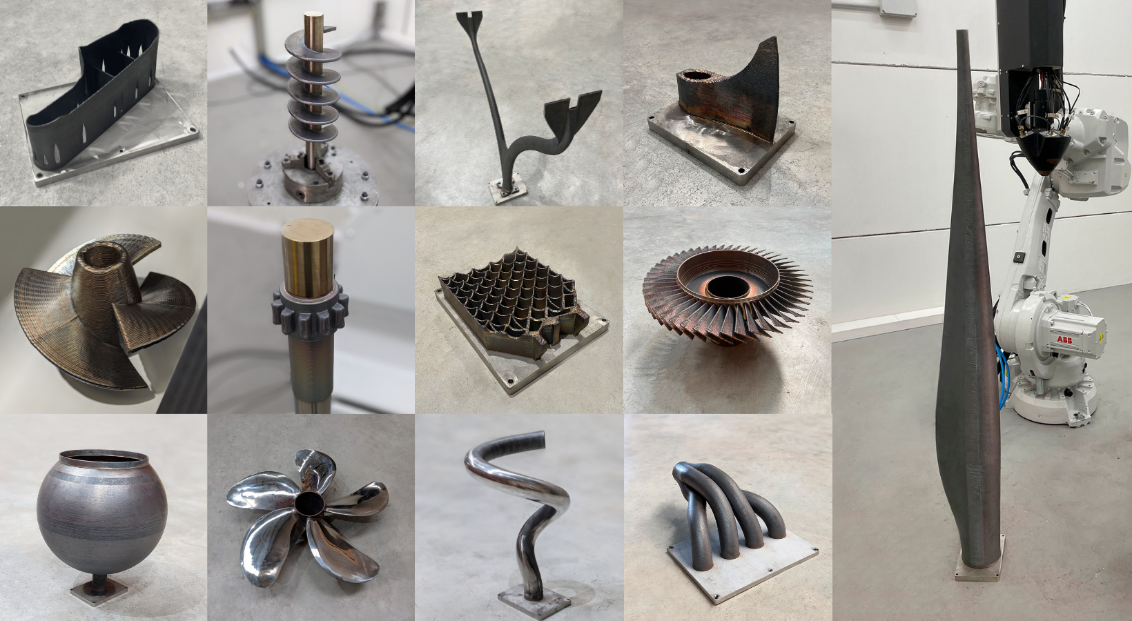 l AM products set of 6 金属3Dプリンタ6個セット Metal AM products set