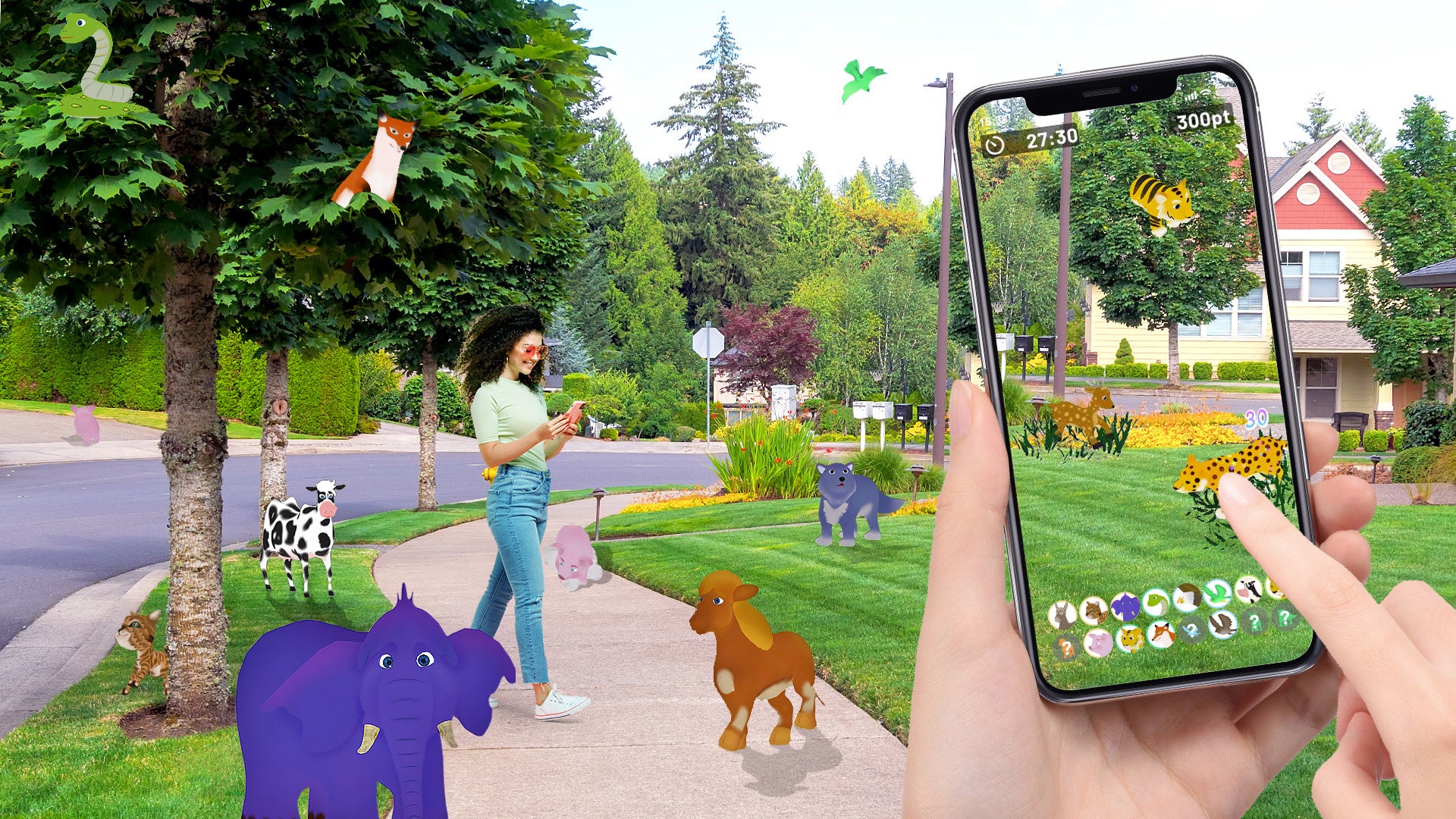 かくれんぼゲーム