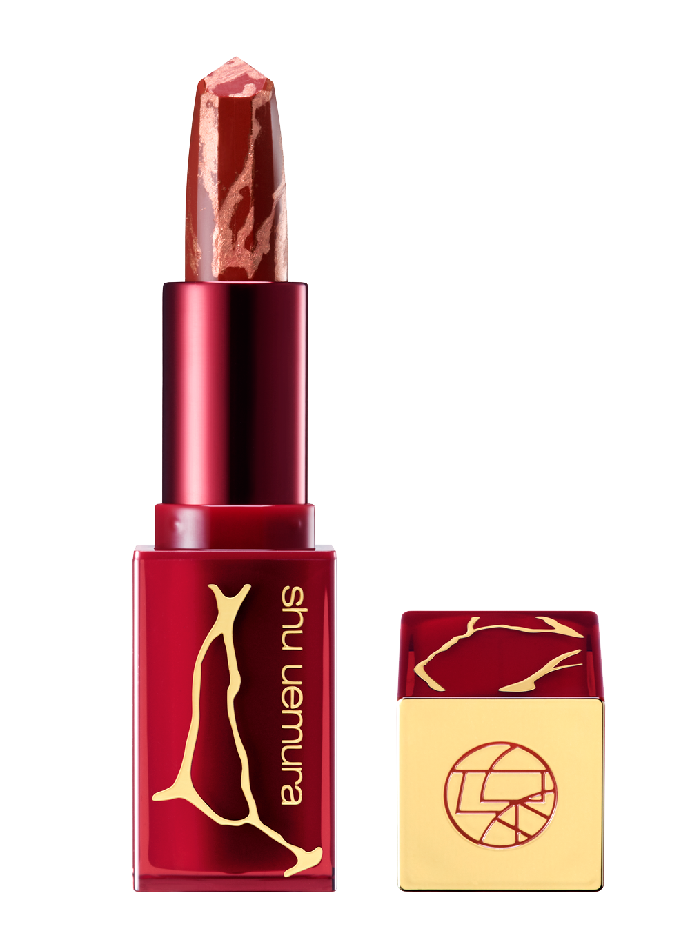 灼熱の情熱や希望を呼び覚ます溶岩レッドで唇に熱を。『ルージュ