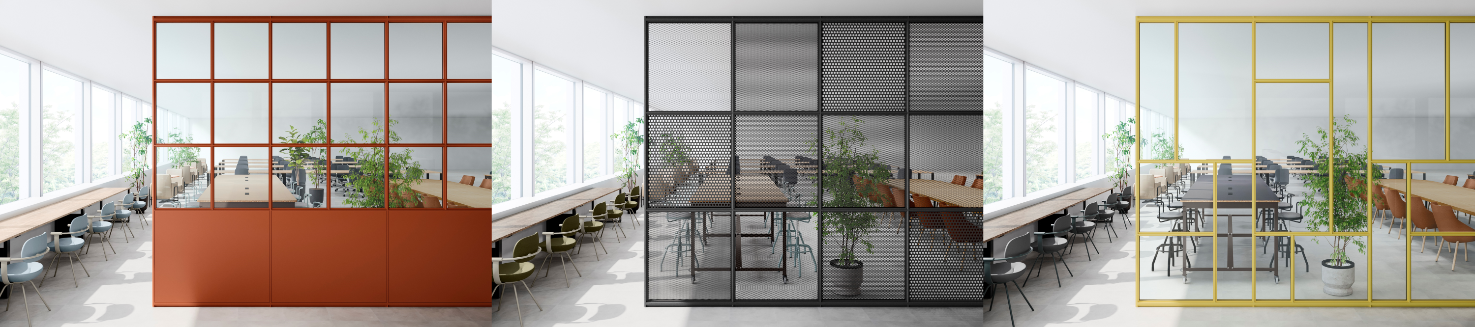 多様なフレームスタイル