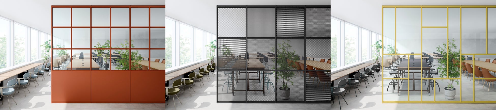 多様なフレームスタイル