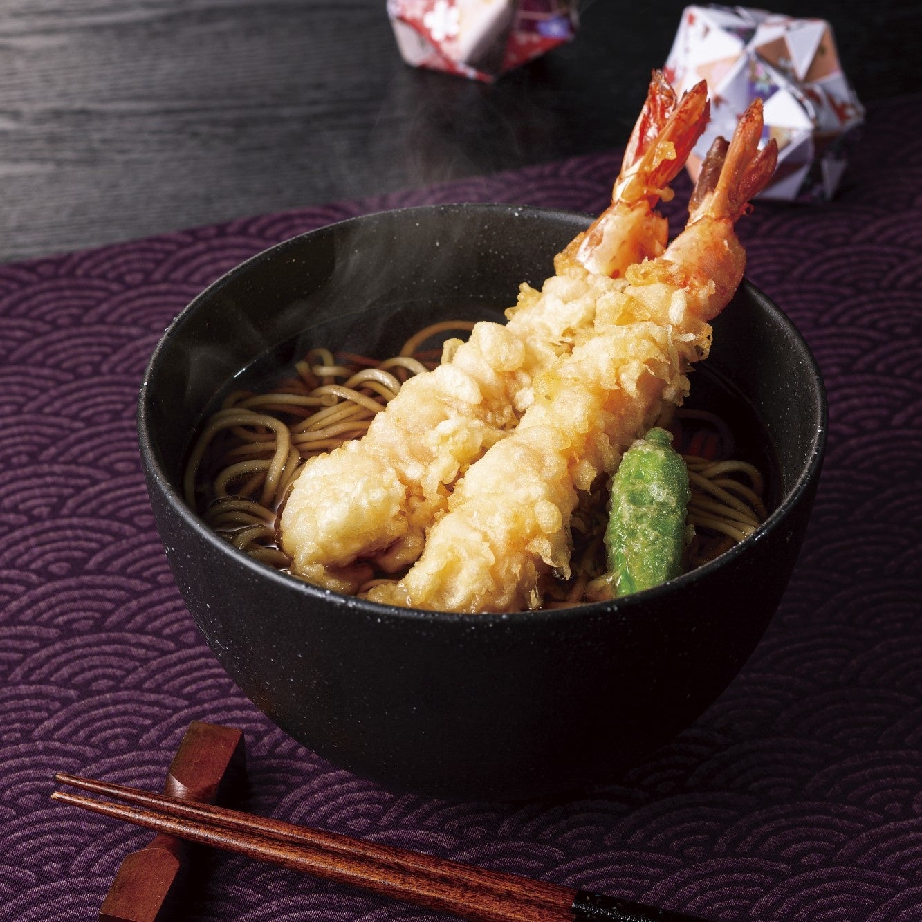 年越しそば天盛りセット盛り付け例