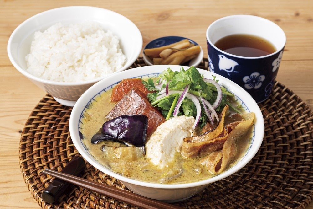 米味噌のグリーンカレー豚汁