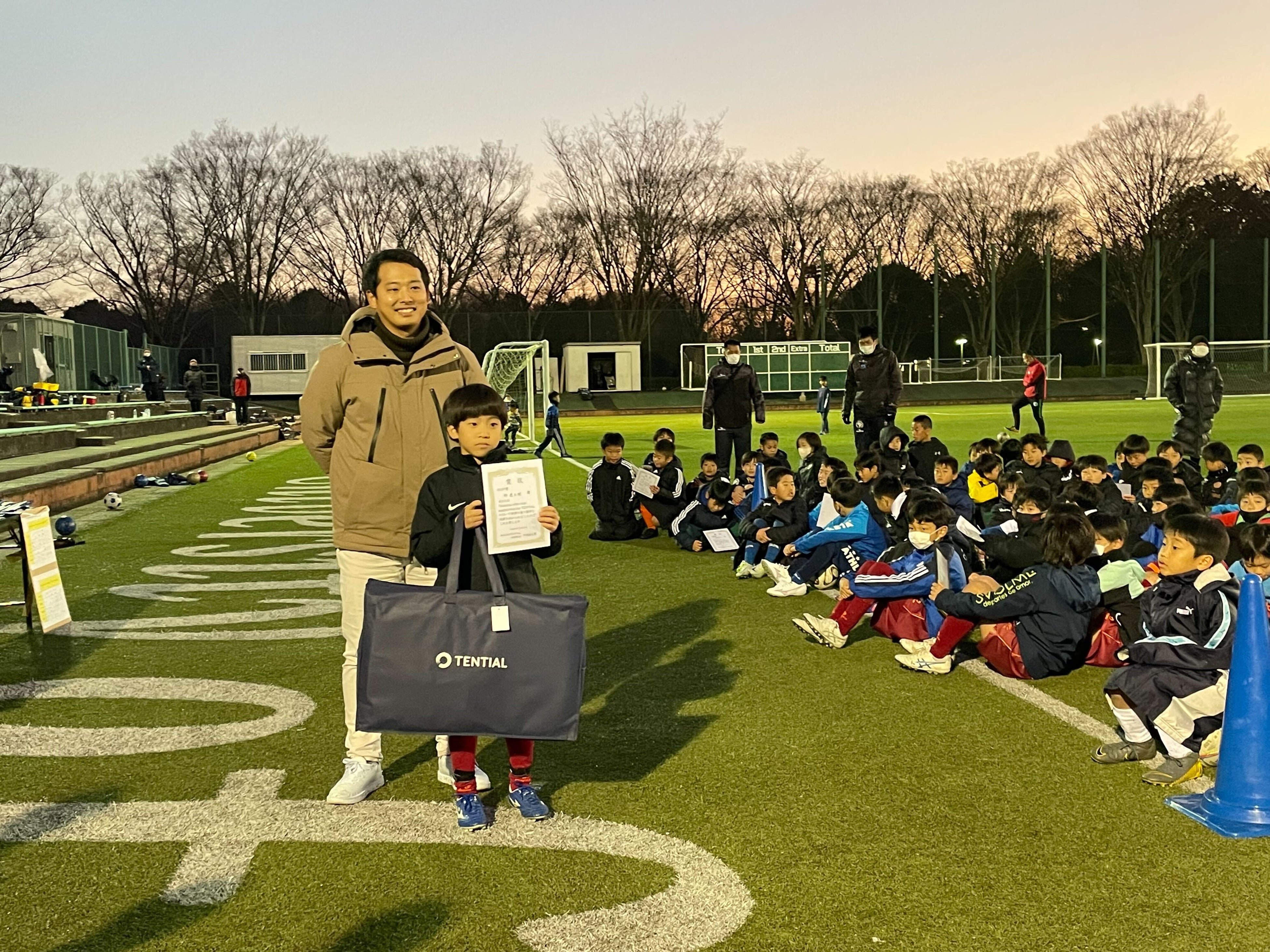 昨年の『Tsukuba elite cup supported by TENTIAL』表彰式の様子