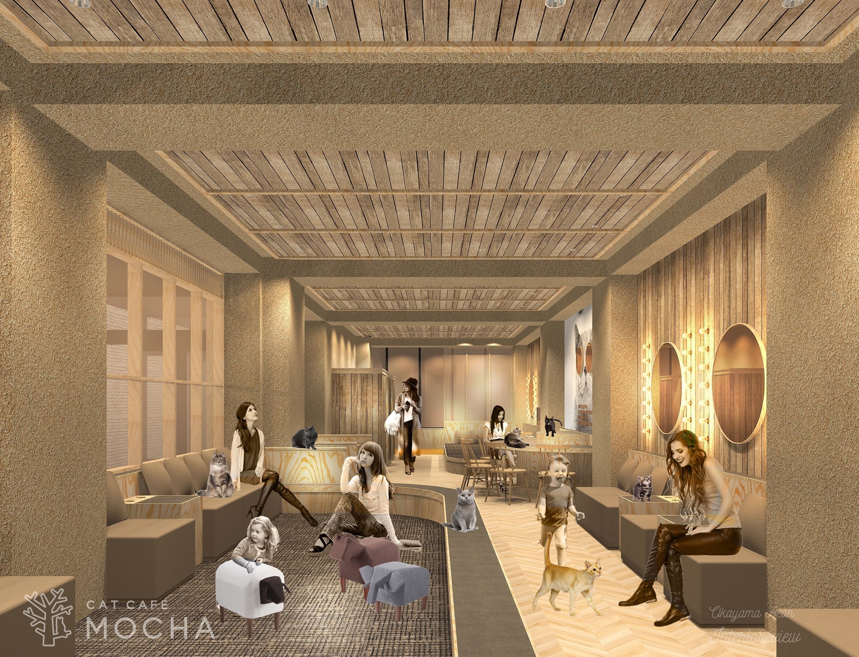 中国エリア初出店 おしゃれで話題の 猫カフェmocha がイオンモール岡山に2月17日オープン リポット株式会社のプレスリリース 中国エリア初出店 おしゃれで話題の 猫カフェmocha がイオンモール岡山に2月17日オープン リポット株式会社のプレスリリース