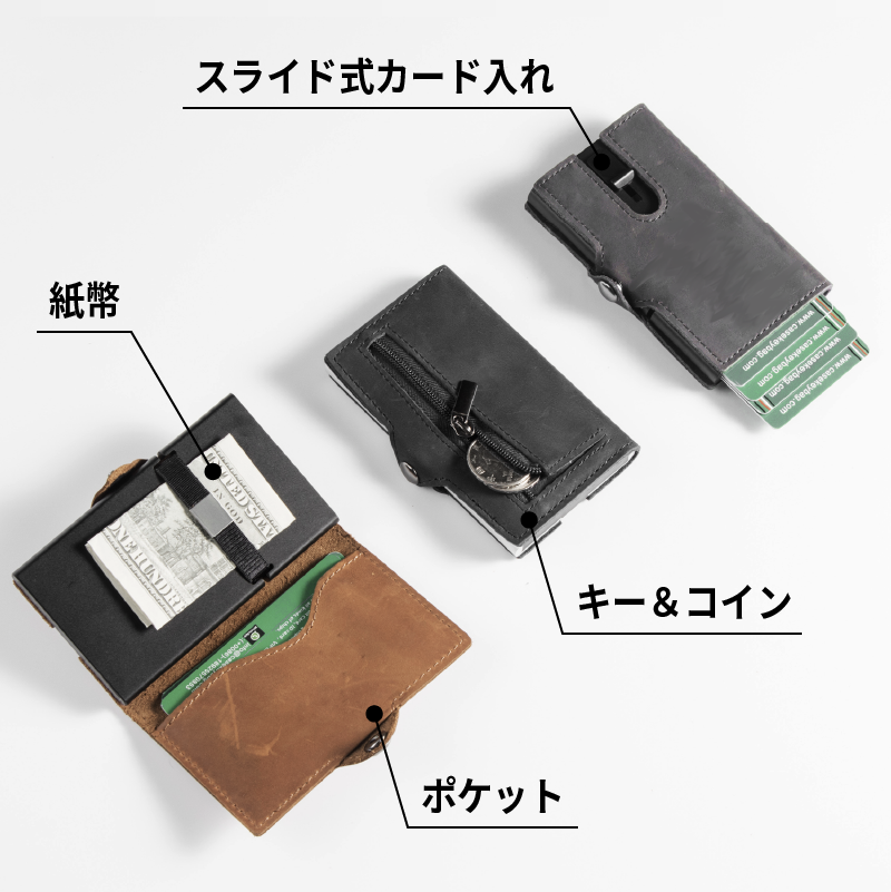 ☆新商品☆カードが飛び出す！スマートレザー財布「GeeCards」を