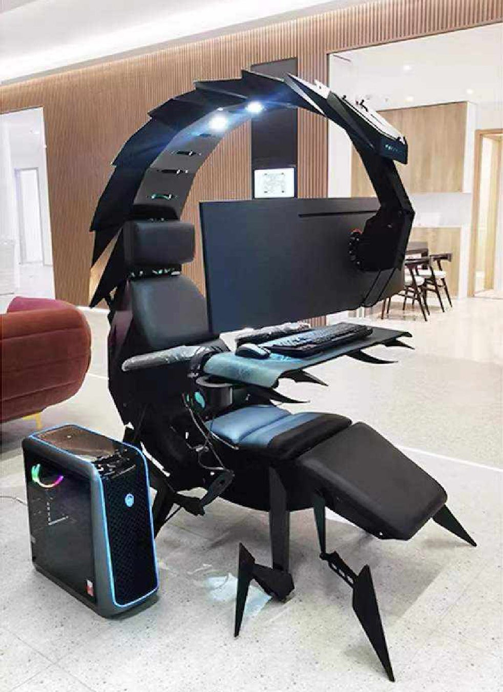 ゲーミングチェア「GeeScorpion」が登場。サソリのようなフォルム_017