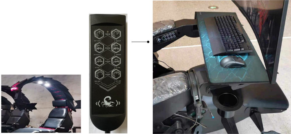 ゲーミングチェア「GeeScorpion」が登場。サソリのようなフォルム_019