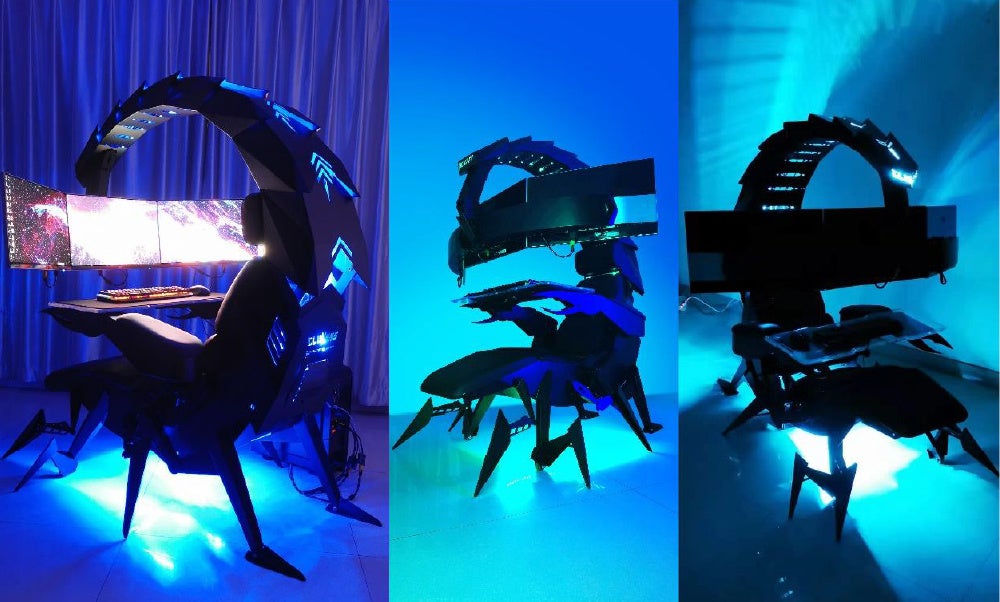 ゲーミングチェア「GeeScorpion」が登場。サソリのようなフォルム_012