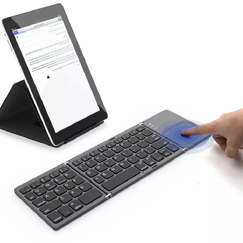 ☆新商品☆薄型・長持ち・ワイヤレス！三つ折りミニキーボード「GeeK