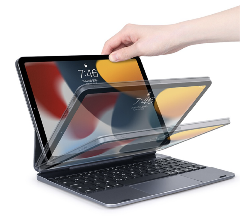 iPadが本格的なノートPCに早変わり！画期的なiPad用キーボードケース