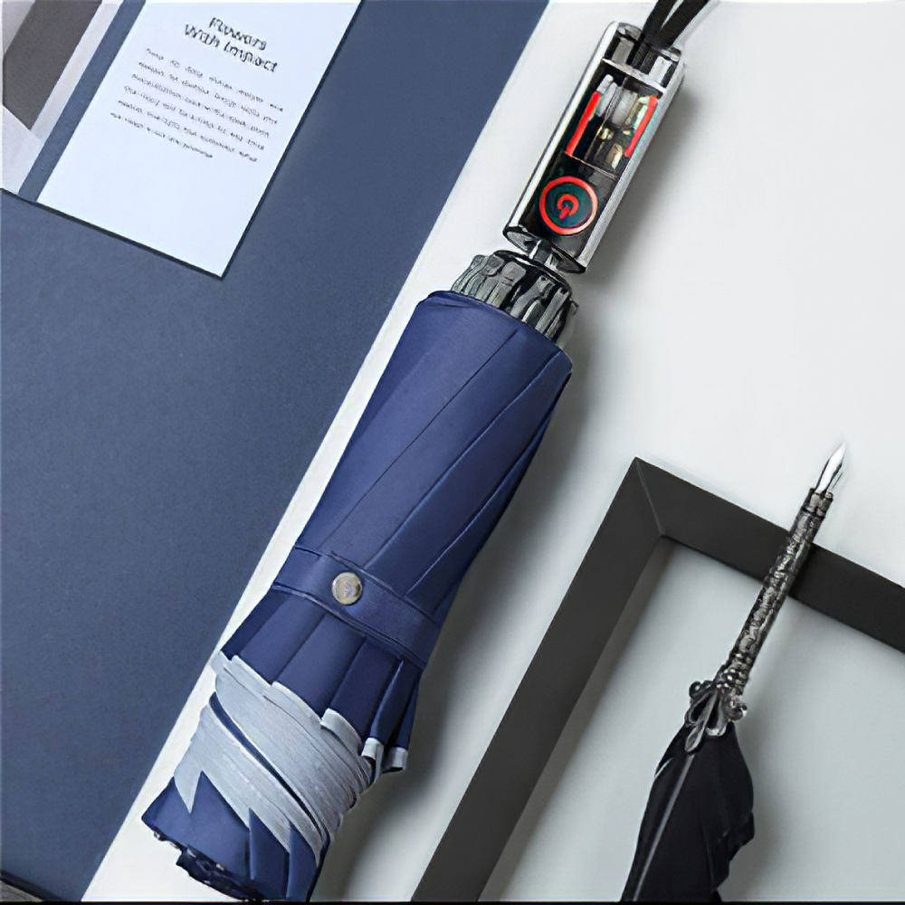 新色ブルー登場】手を濡らさずスマートに開閉できる逆折り式