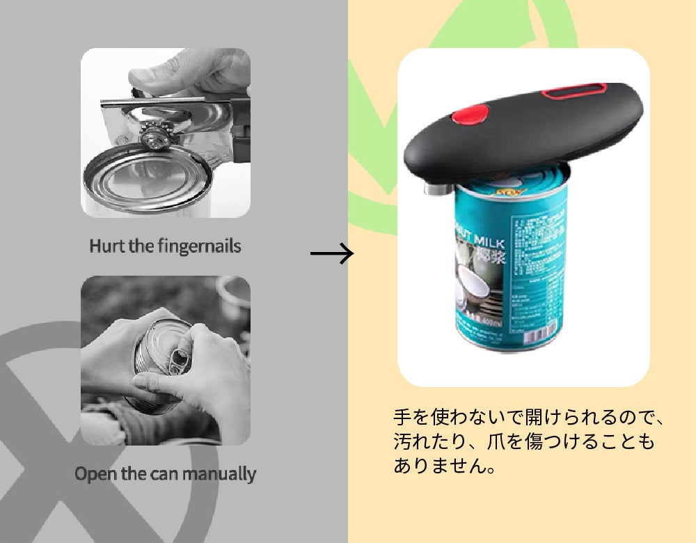 電動缶切り, 自動レストラン缶切り 【送料0円】