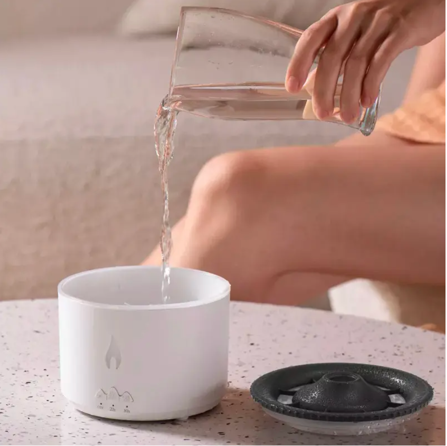 新色ブラック登場】香りと視覚で癒される火山モチーフ アロマ