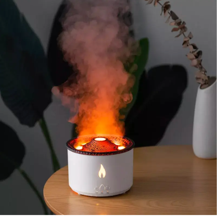 アロマ 新色ブラック登場】香りと視覚で癒される火山モチーフ アロマ