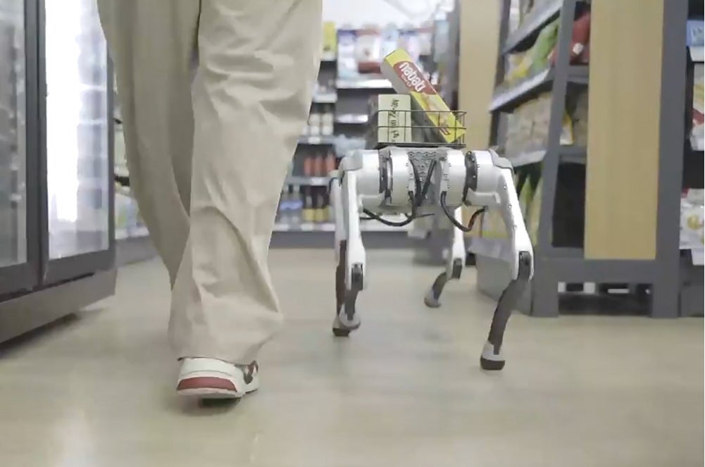 近未来ペットと一緒に過ごそう！散歩についてくるロボット犬