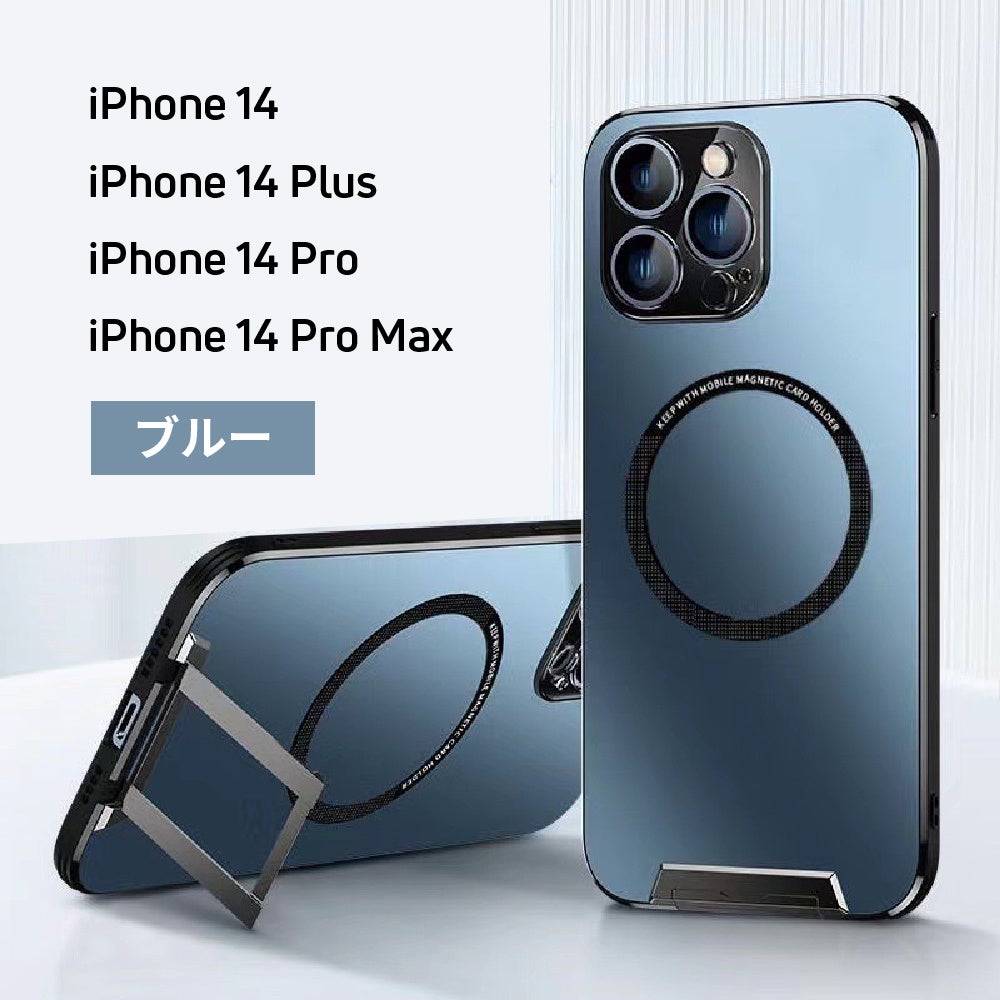 スリムケースに隠れたスタンド搭載！撮影・動画視聴も楽々便利に