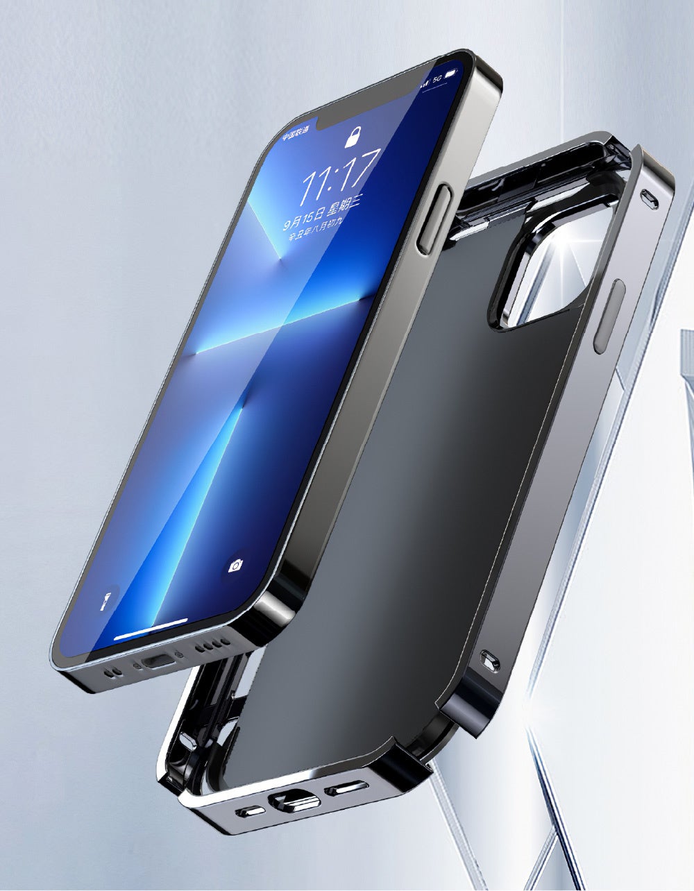 特徴的なスライド機構でiPhoneをスマートに着脱！メカニカル