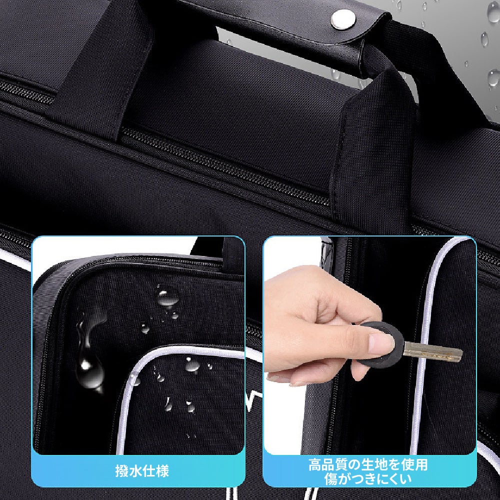 大容量サイズで本体とアクセサリーを同時に収納可能！耐久性に優れた
